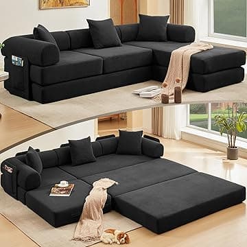 ZEIINPA L-Shaped Convertible Modular Sofa Bed Review: The Ultimate Space-Saving Comfort Piece